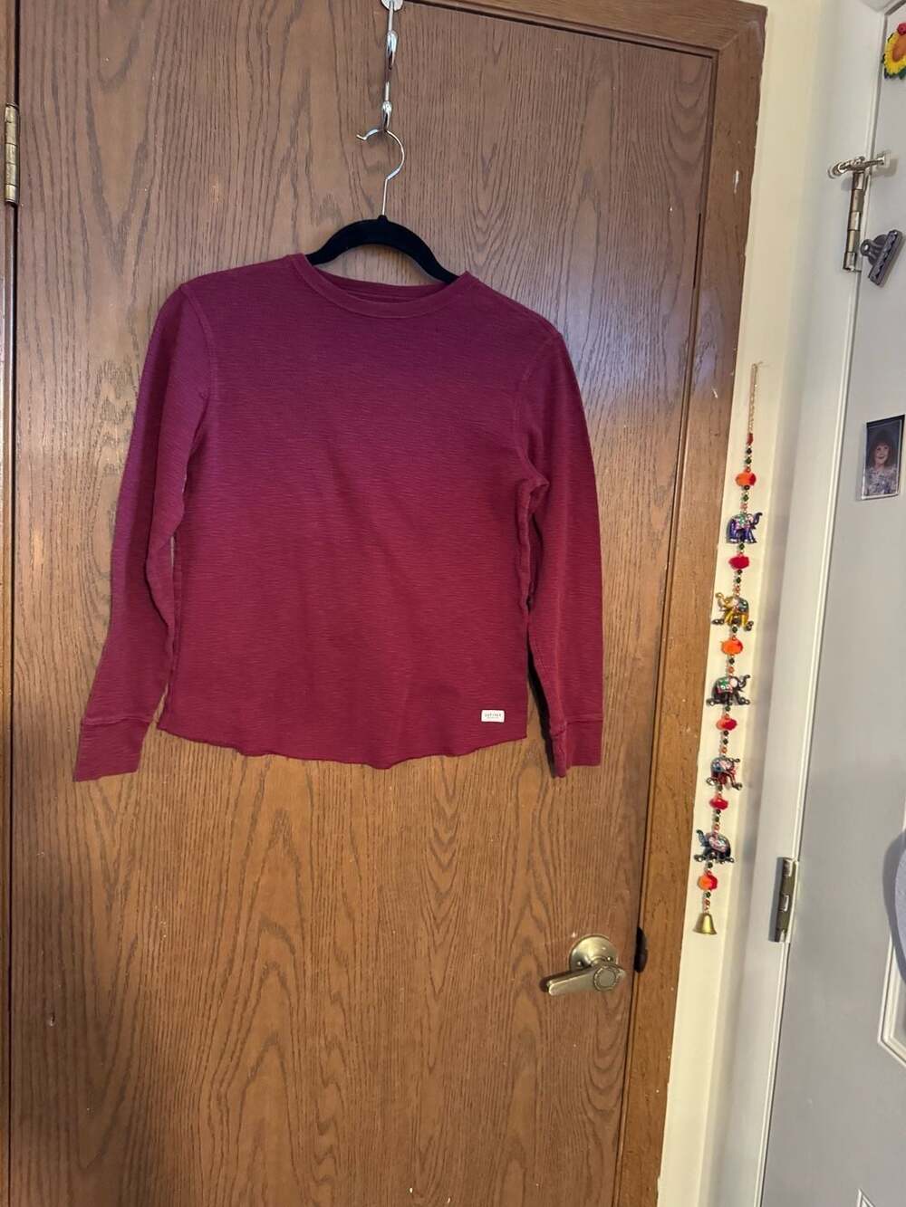 Red Aspen Gap kids woven long sleeve shirt boys youth xl regular K118
